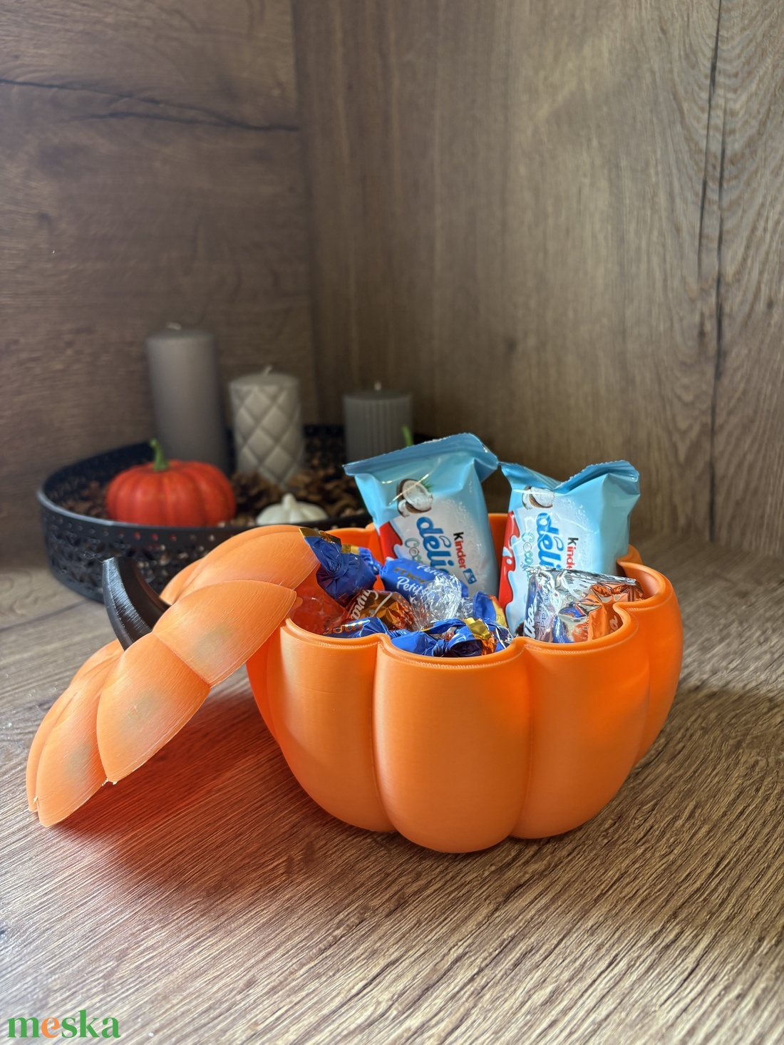 halloween tök tároló - otthon & életmód - dekoráció - asztal és polc dekoráció - dekorációs tál, tartó - Meska.hu