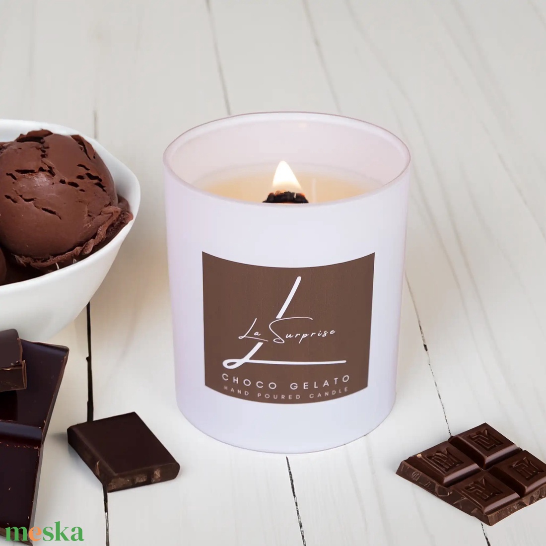 Choco Gelato illatgyertya - otthon & életmód - gyertya, illat, aroma - gyertya - Meska.hu Choco Gelato illatgyertya - otthon & életmód - gyertya, illat, aroma - gyertya - Meska.hu