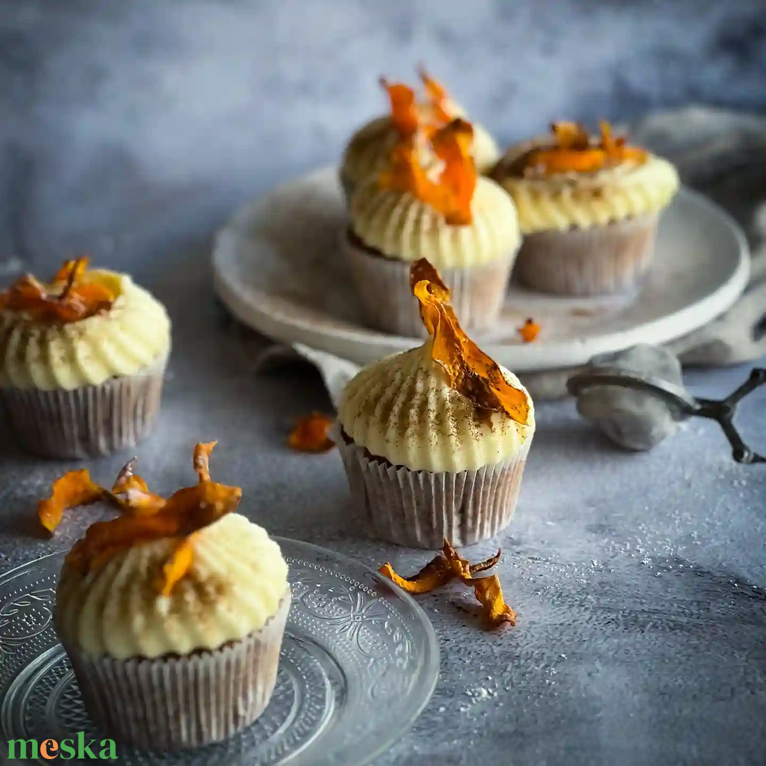 Clementine Cupcake Diffúzor - otthon & életmód - gyertya, illat, aroma - párologtató - Meska.hu