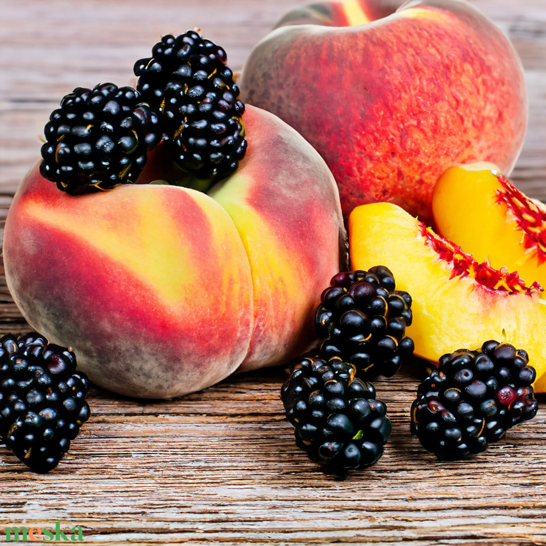 Blackberry - Peach illatgyertya - otthon & életmód - gyertya, illat, aroma - gyertya - Meska.hu