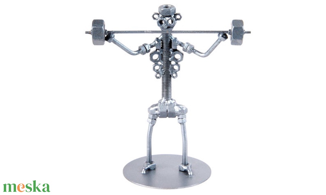 Súlyemelés, body building úr / hölgy - művészet - szobor - fém - Meska.hu Súlyemelés, body building úr / hölgy - művészet - szobor - fém - Meska.hu