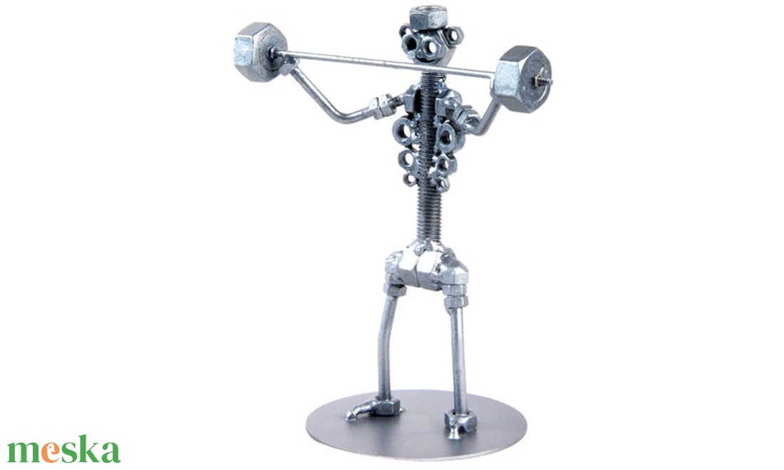 Súlyemelés, body building úr / hölgy - művészet - szobor - fém - Meska.hu Súlyemelés, body building úr / hölgy - művészet - szobor - fém - Meska.hu