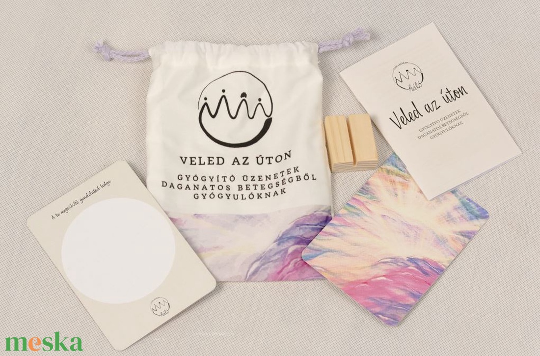 Veled az úton kártyacsomag - díszkiadás - rákból gyógyulóknak - játék & sport - táblajáték és kártyajáték - kártya - Meska.hu