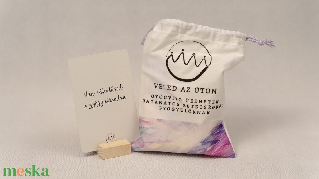 Veled az úton kártyacsomag - díszkiadás - rákból gyógyulóknak - játék & sport - táblajáték és kártyajáték - kártya - Meska.hu