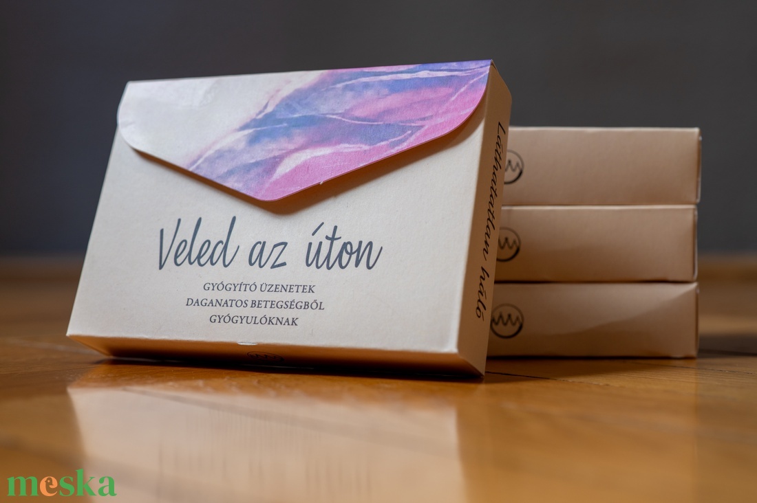 Veled az úton - gyógyító üzenetek rákból gyógyulóknak - játék & sport - táblajáték és kártyajáték - kártya - Meska.hu