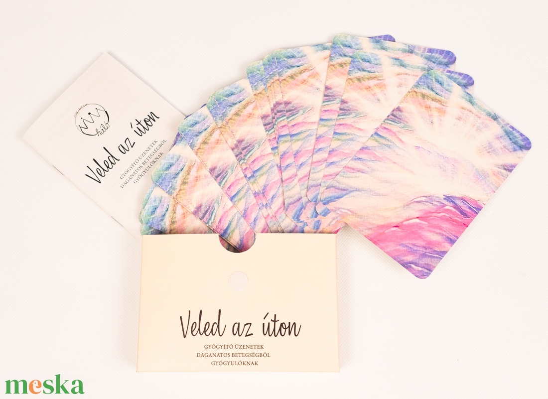 Veled az úton - gyógyító üzenetek rákból gyógyulóknak - játék & sport - táblajáték és kártyajáték - kártya - Meska.hu