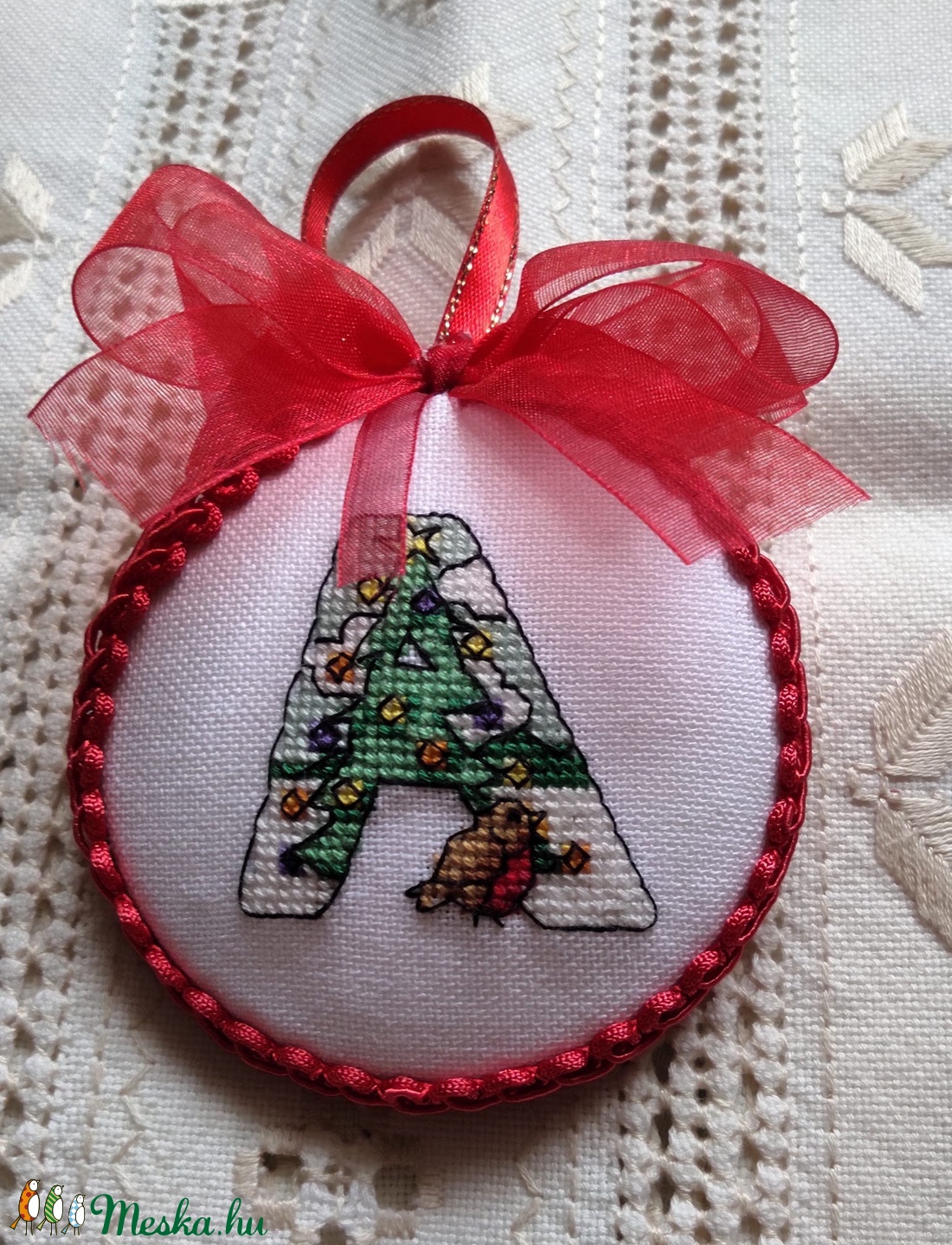 ABC-s karácsonyi dísz - otthon & életmód - dekoráció - Meska.hu