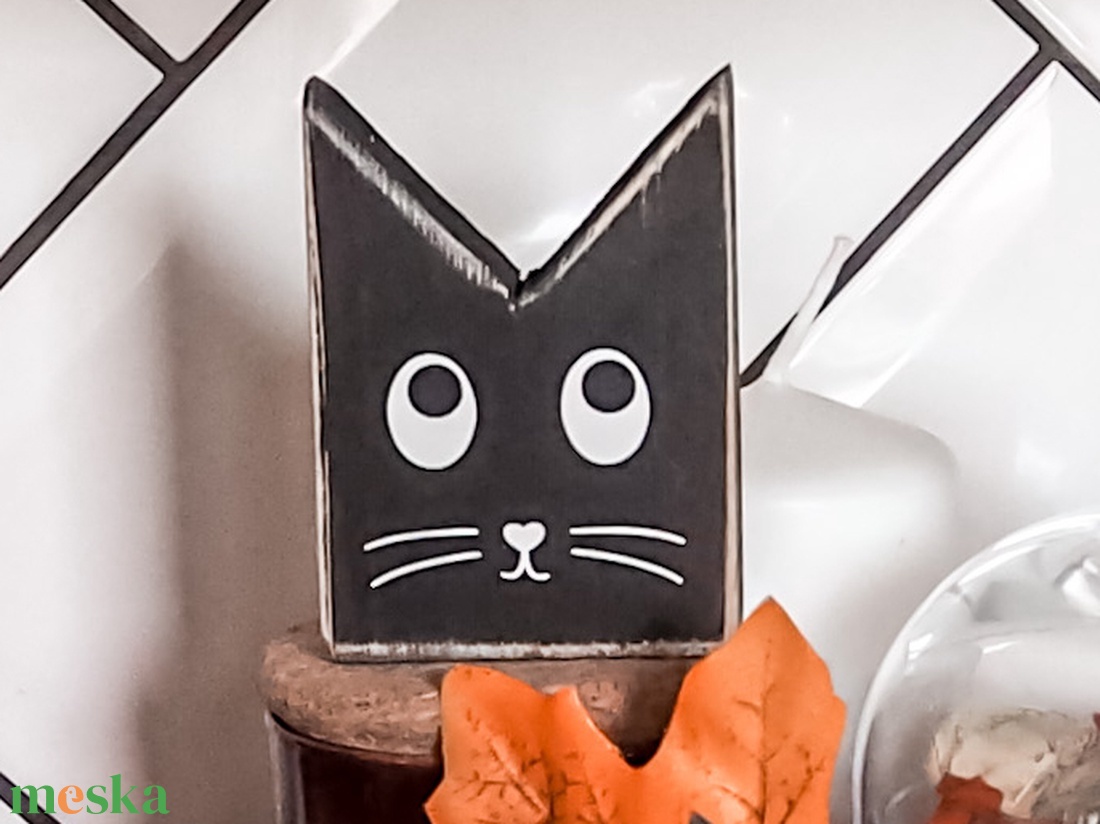 Őszi, Halloween Macska dekoráció - otthon & életmód - dekoráció - dísztárgy - Meska.hu Őszi, Halloween Macska dekoráció - otthon & életmód - dekoráció - dísztárgy - Meska.hu