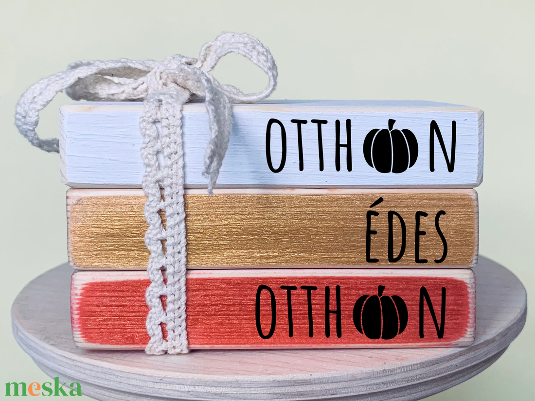 Őszi dekoráció, Otthon édes otthon mini könyv csomag - otthon & életmód - dekoráció - asztal és polc dekoráció - asztaldísz - Meska.hu Őszi dekoráció, Otthon édes otthon mini könyv csomag - otthon & életmód - dekoráció - asztal és polc dekoráció - asztaldísz - Meska.hu
