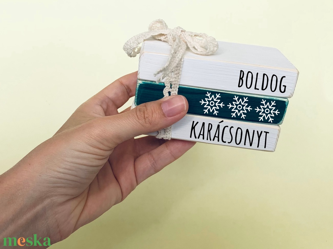 Karácsonyi dekoráció, Boldog karácsonyt mini könyv csomag - karácsony - adventi díszek - adventi asztaldísz - Meska.hu Karácsonyi dekoráció, Boldog karácsonyt mini könyv csomag - karácsony - adventi díszek - adventi asztaldísz - Meska.hu
