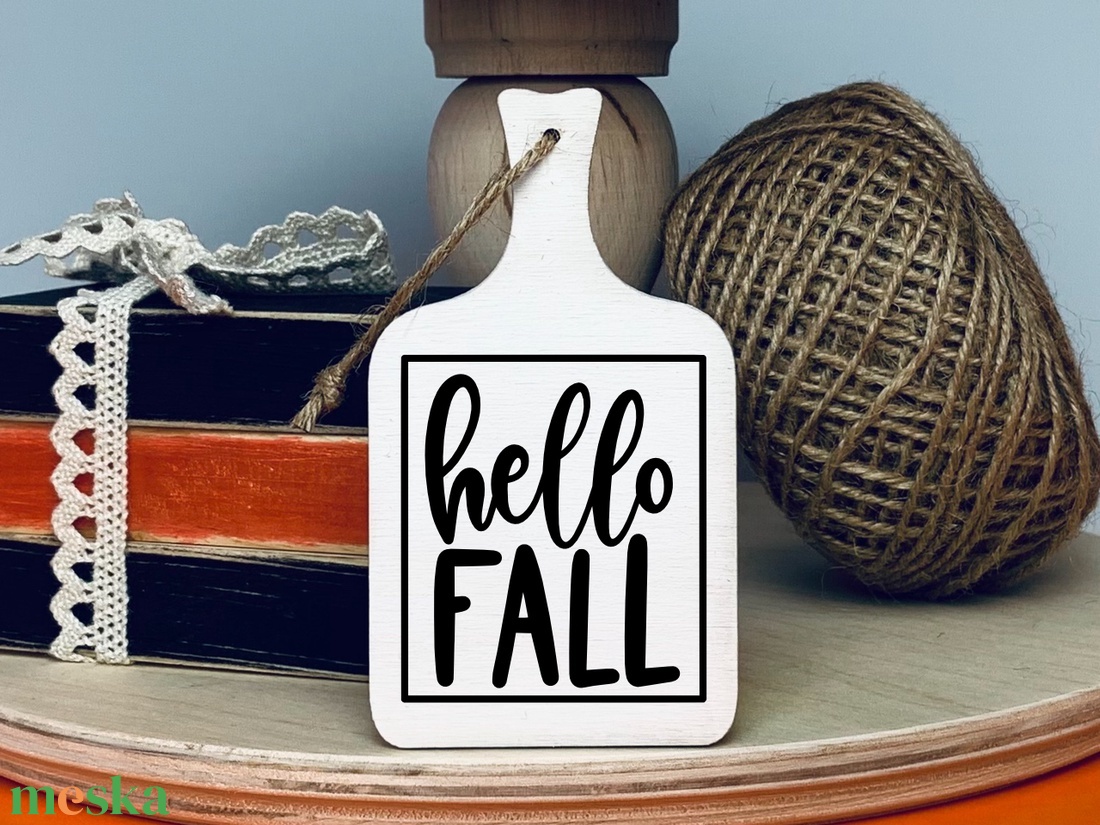 Őszi Dekoráció, Hello Fall mini vágódeszka - otthon & életmód - dekoráció - dísztárgy - Meska.hu Őszi Dekoráció, Hello Fall mini vágódeszka - otthon & életmód - dekoráció - dísztárgy - Meska.hu