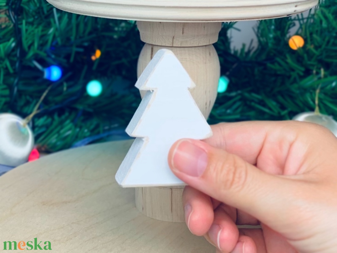 Karácsonyi Dekoráció Szett (5 db), Fenyőfák, Mézeskalács, Könyvek, Karácsonyfa gömb - karácsony - adventi díszek - adventi asztaldísz - Meska.hu