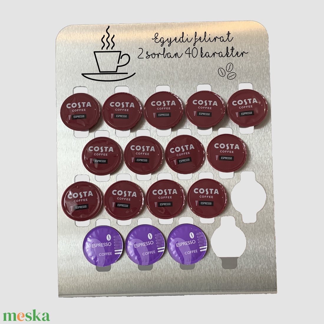 Kávékapszula tartó, Nescafe Dolce Gusto kapszulákhoz - otthon & életmód - konyhafelszerelés, tálalás - konyhai tárolás - tea & kávé tárolás - Meska.hu