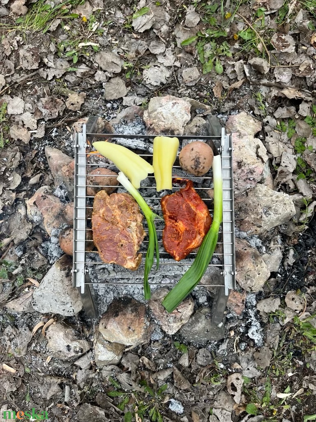 Összecsukható grill rács - otthon & életmód - ház & kert - bográcsozás, grillezés - Meska.hu Összecsukható grill rács - otthon & életmód - ház & kert - bográcsozás, grillezés - Meska.hu