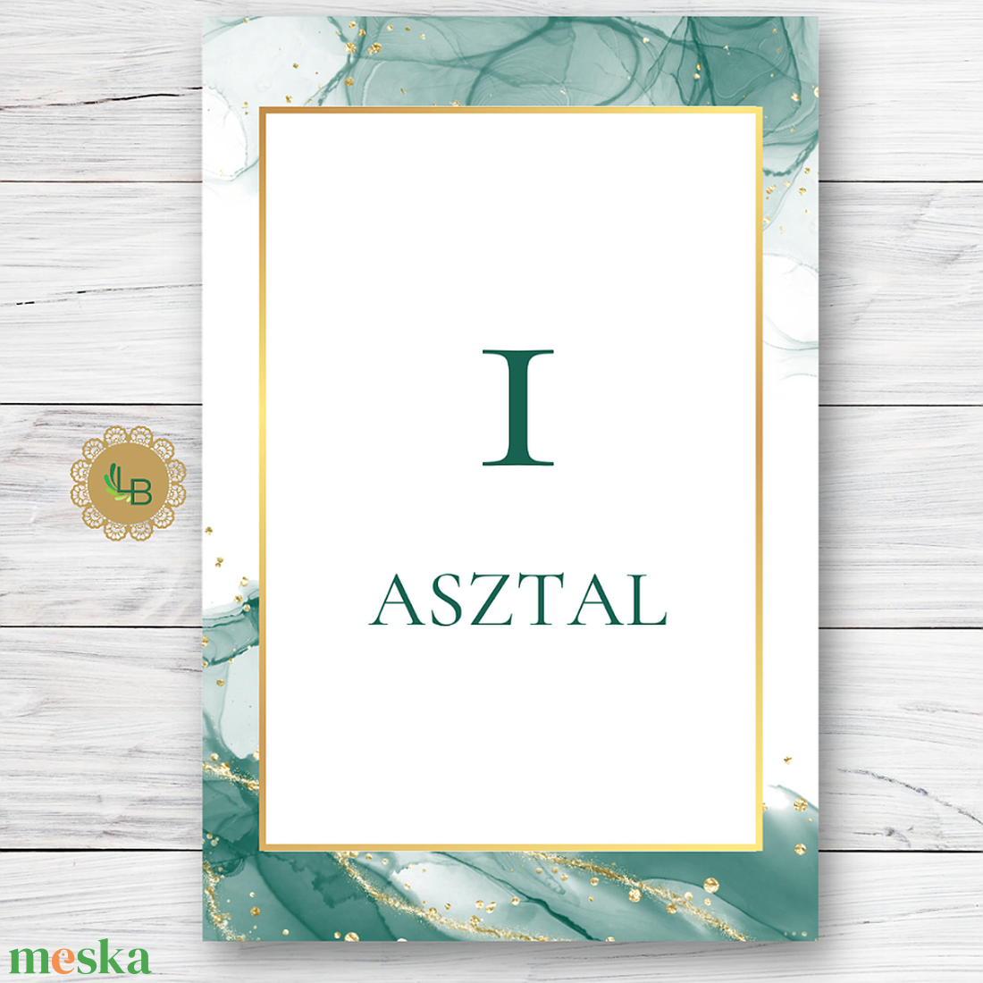 Esküvői asztalszám - esküvő - meghívó & kártya - meghívó - Meska.hu