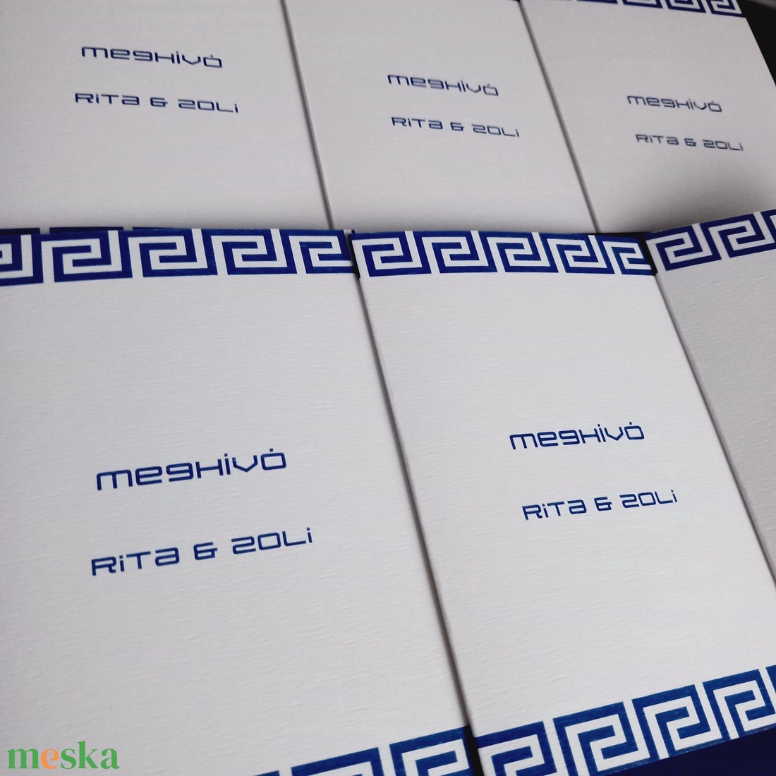 Esküvői meghívó görög - esküvő - meghívó & kártya - meghívó - Meska.hu