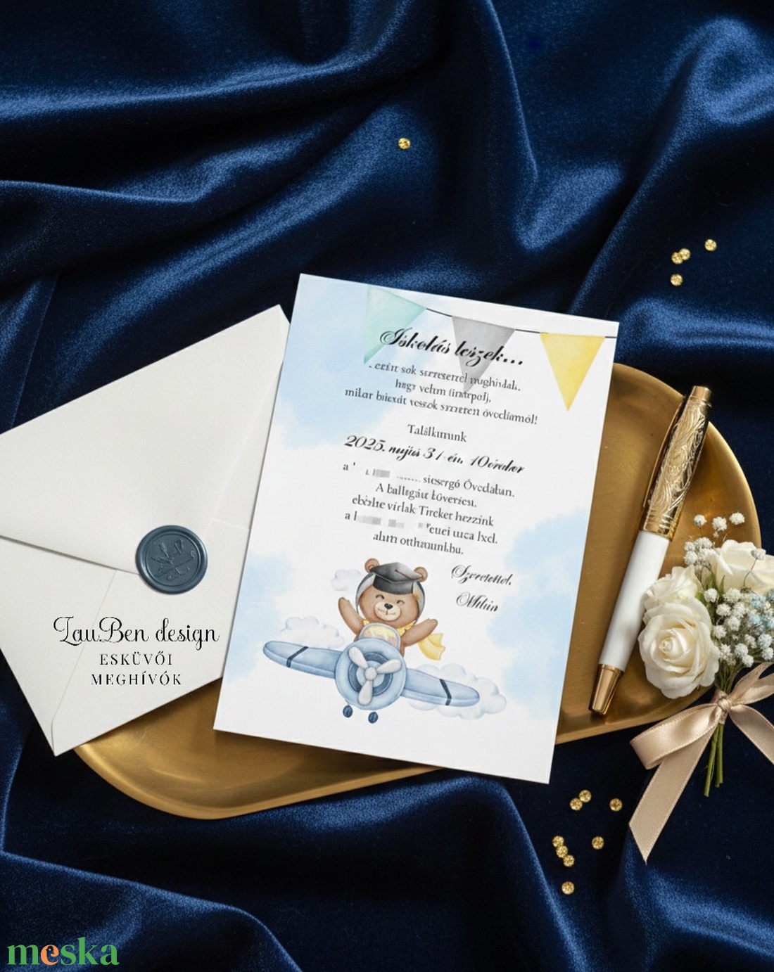 Ballagási meghívó, ovis, bölcsis személyre szabható - otthon & életmód - papír, írószer - ajándékozás kellékei - meghívó - Meska.hu