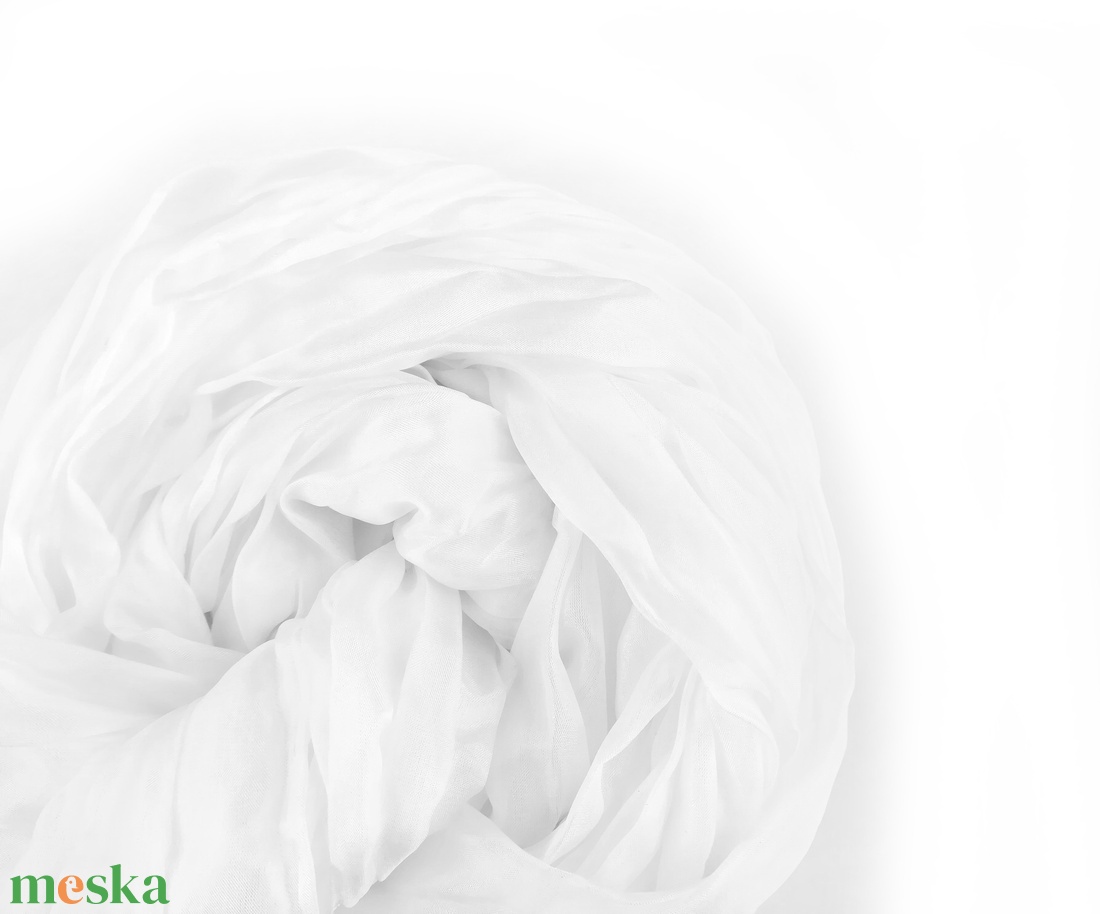 fehér selyemsál STÓLA méretben - ruha & divat - sál, sapka, kendő - sál - Meska.hu fehér selyemsál STÓLA méretben - ruha & divat - sál, sapka, kendő - sál - Meska.hu