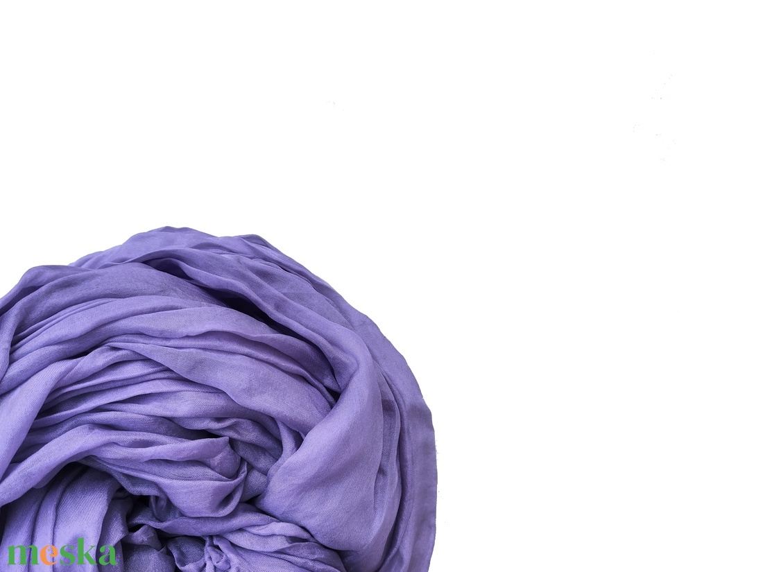 levendula selyemsál STÓLA méretben - ruha & divat - sál, sapka, kendő - sál - Meska.hu