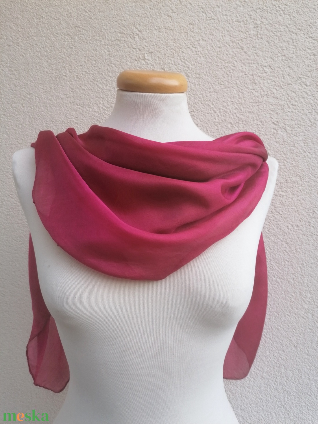 BOR selyemkendő 90x90cm - ruha & divat - sál, sapka, kendő - kendő - Meska.hu