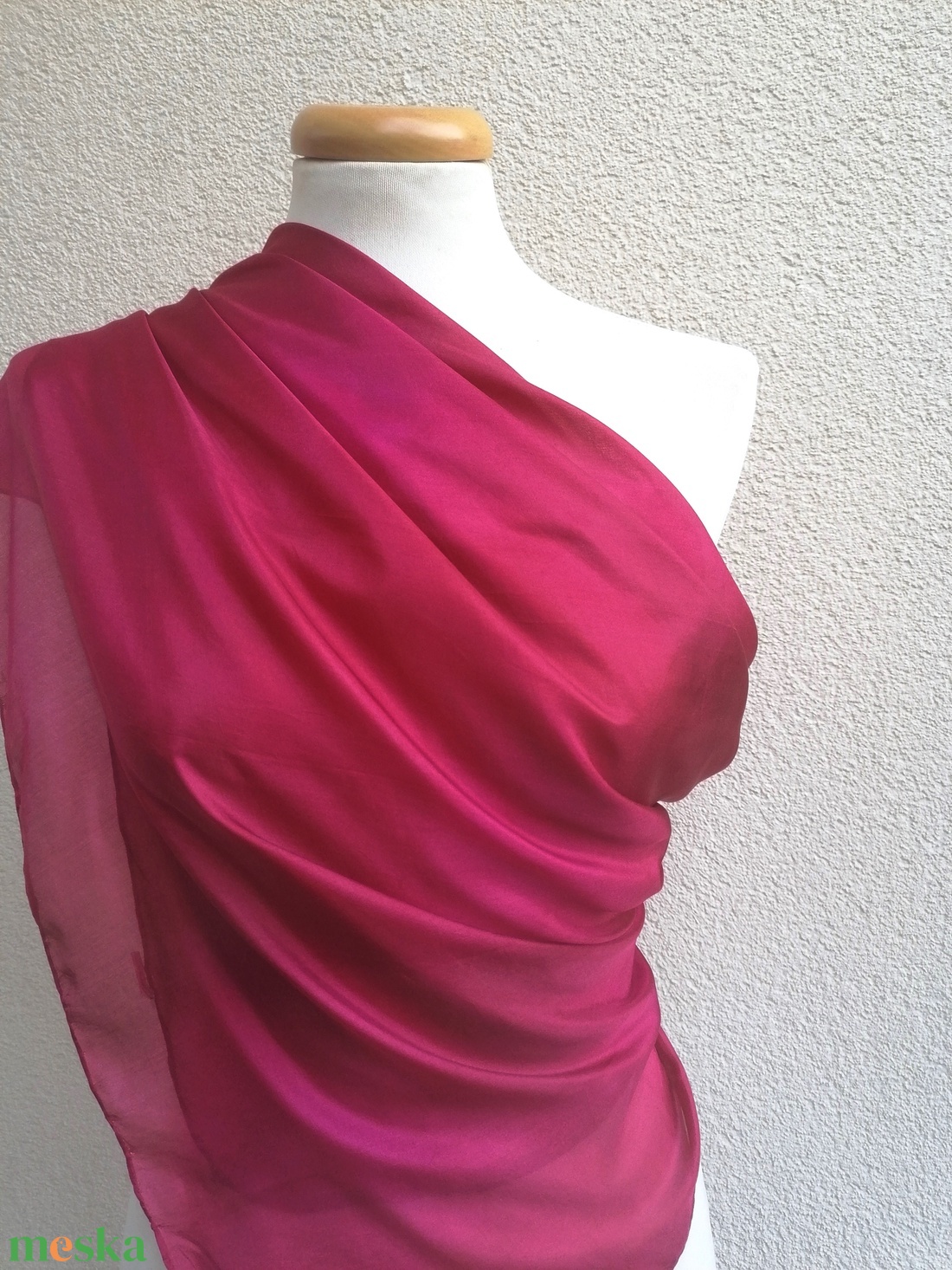 BOR selyemkendő 90x90cm - ruha & divat - sál, sapka, kendő - kendő - Meska.hu