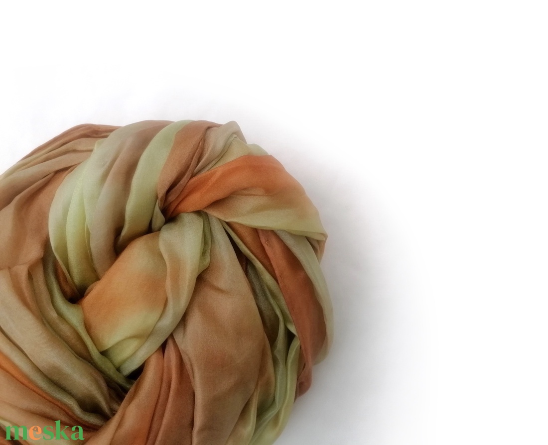 Siena selyemsál STÓLA méretben  - ruha & divat - sál, sapka, kendő - sál - Meska.hu