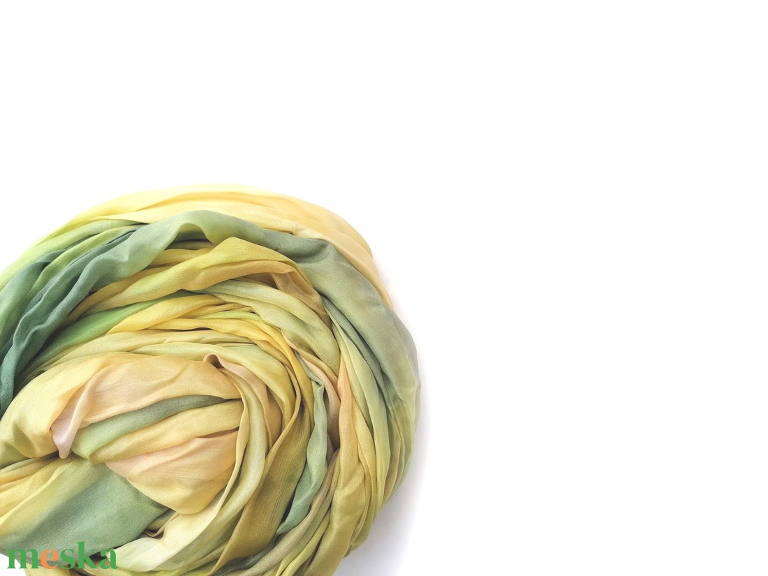 pasztell szimfónia selyemsál STÓLA méretben - ruha & divat - sál, sapka, kendő - sál - Meska.hu