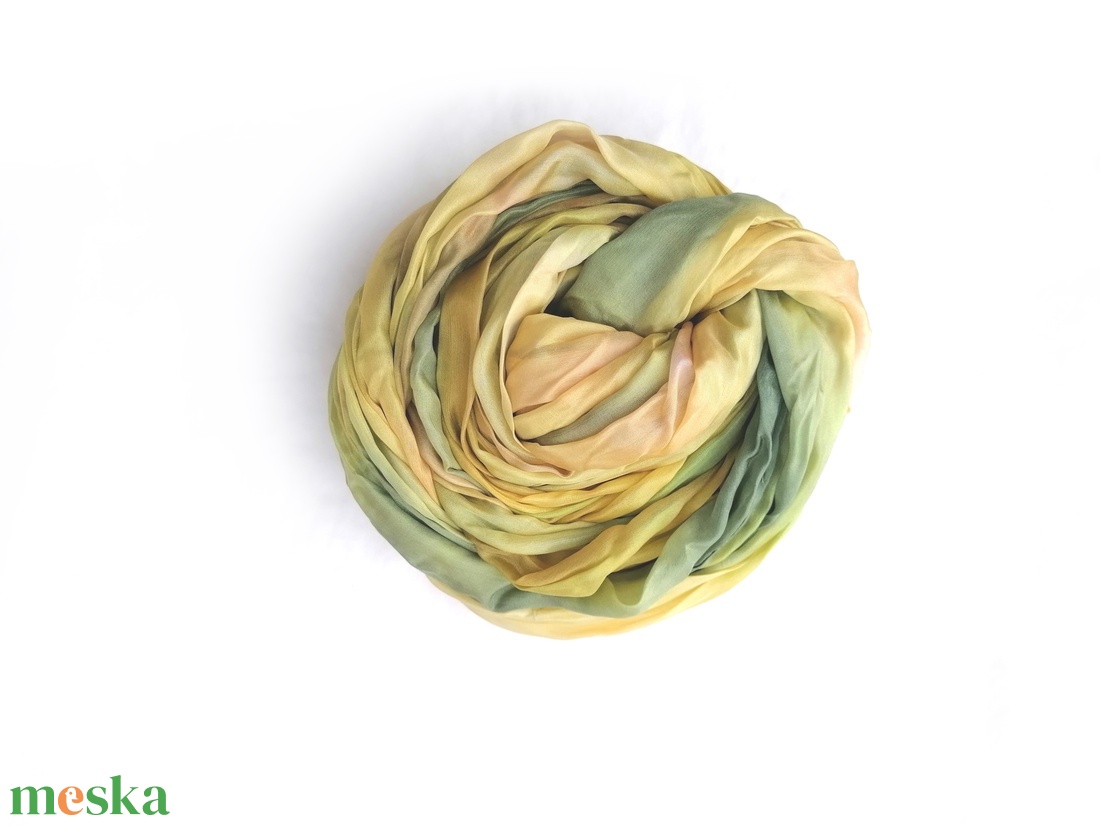 pasztell szimfónia selyemsál STÓLA méretben - ruha & divat - sál, sapka, kendő - sál - Meska.hu