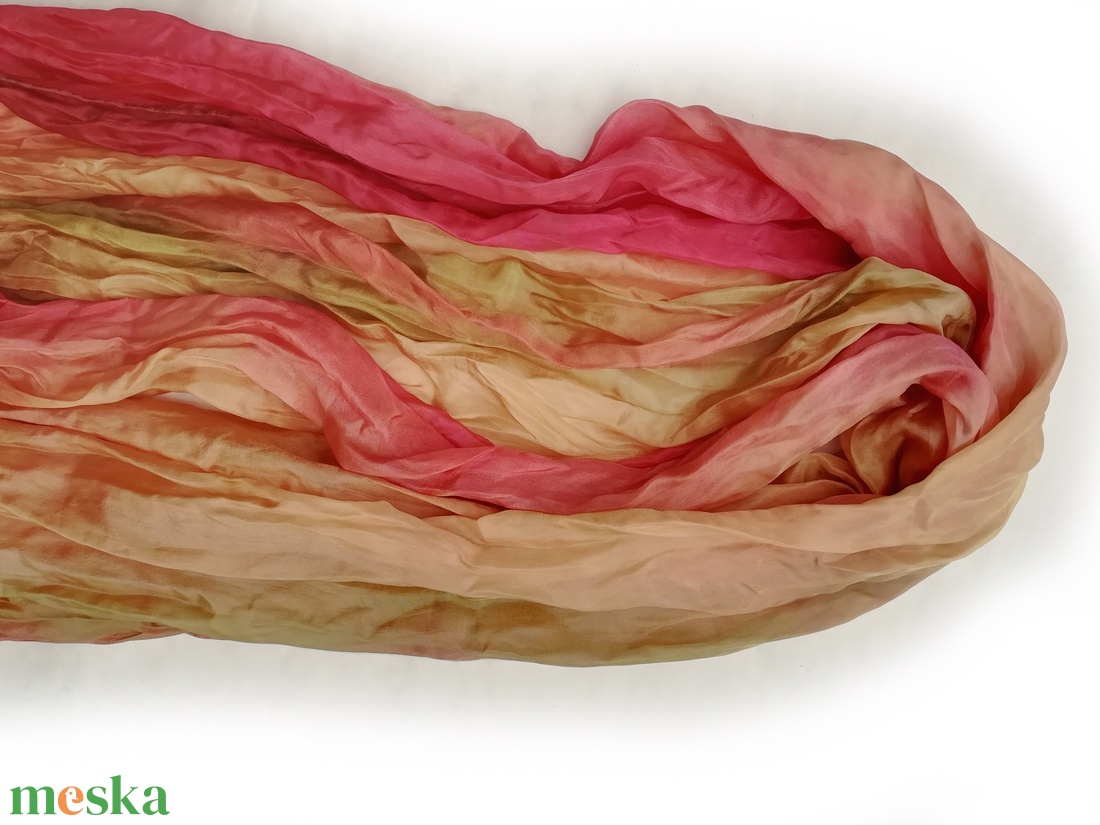 őszi ének selyemsál STÓLA méretben - ruha & divat - sál, sapka, kendő - sál - Meska.hu