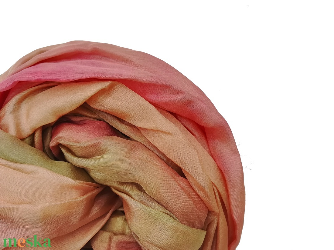 őszi ének selyemsál STÓLA méretben - ruha & divat - sál, sapka, kendő - sál - Meska.hu