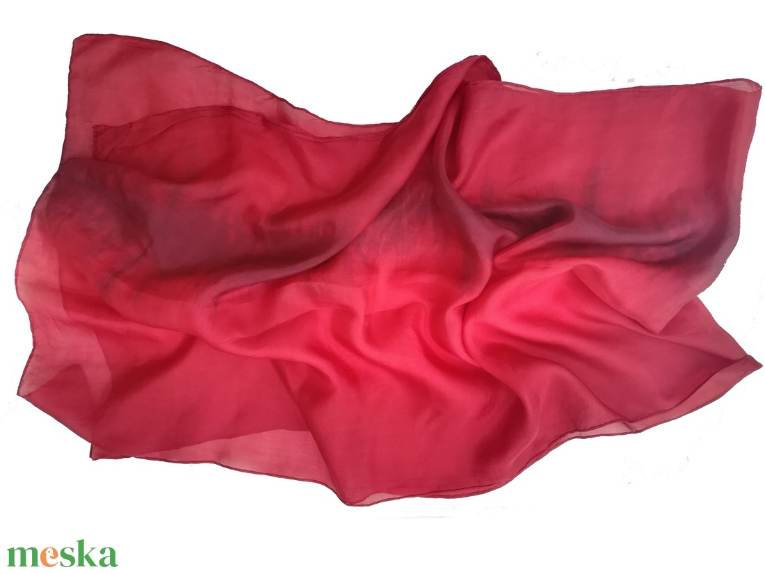 izzik a galagonya selyemsál - ruha & divat - sál, sapka, kendő - sál - Meska.hu