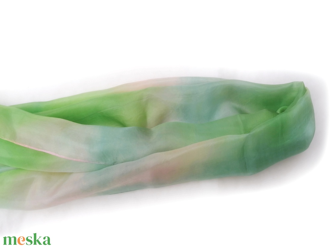 tavaszi szél selyemsál - ruha & divat - sál, sapka, kendő - sál - Meska.hu