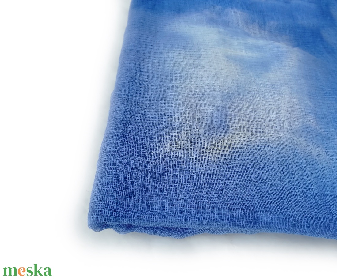 nyári ég   nagy géz-sál férfiaknak is - ruha & divat - sál, sapka, kendő - sál - Meska.hu