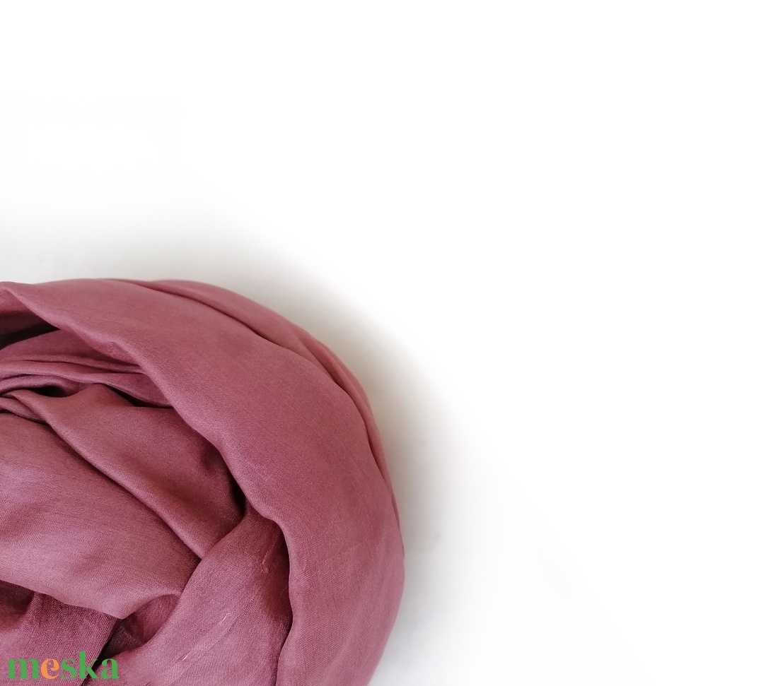 mályva selyemsál STÓLA méretben - ruha & divat - sál, sapka, kendő - sál - Meska.hu