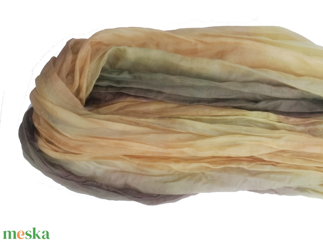 séta a parkban  selyemsál STÓLA méretben - ruha & divat - sál, sapka, kendő - sál - Meska.hu