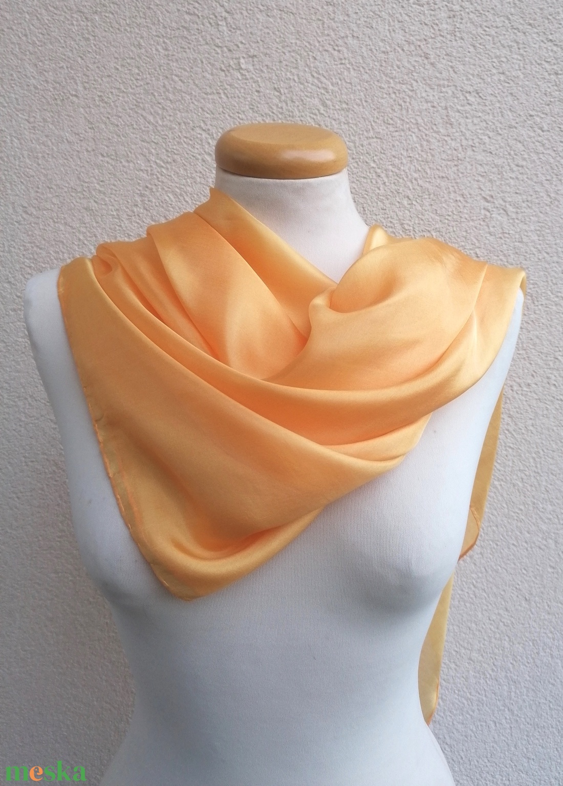 barack selyemkendő 90x90cm - ruha & divat - sál, sapka, kendő - kendő - Meska.hu