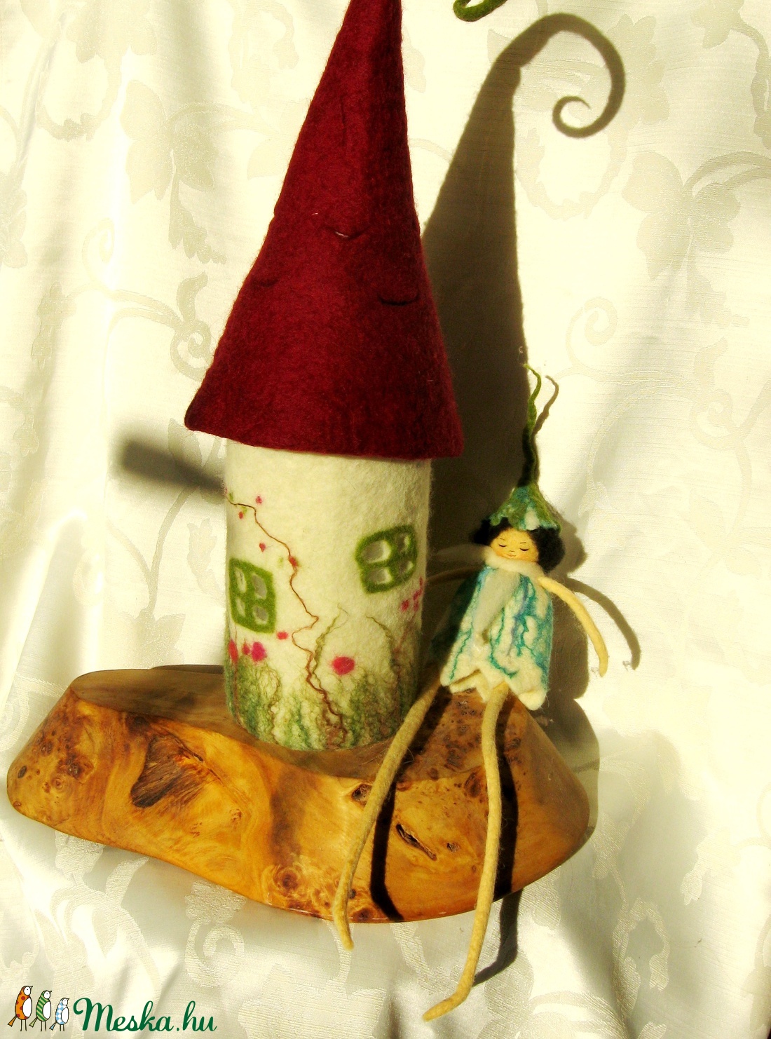 iciri-piciri nemezelt házikó-lámpa -  - Meska.hu