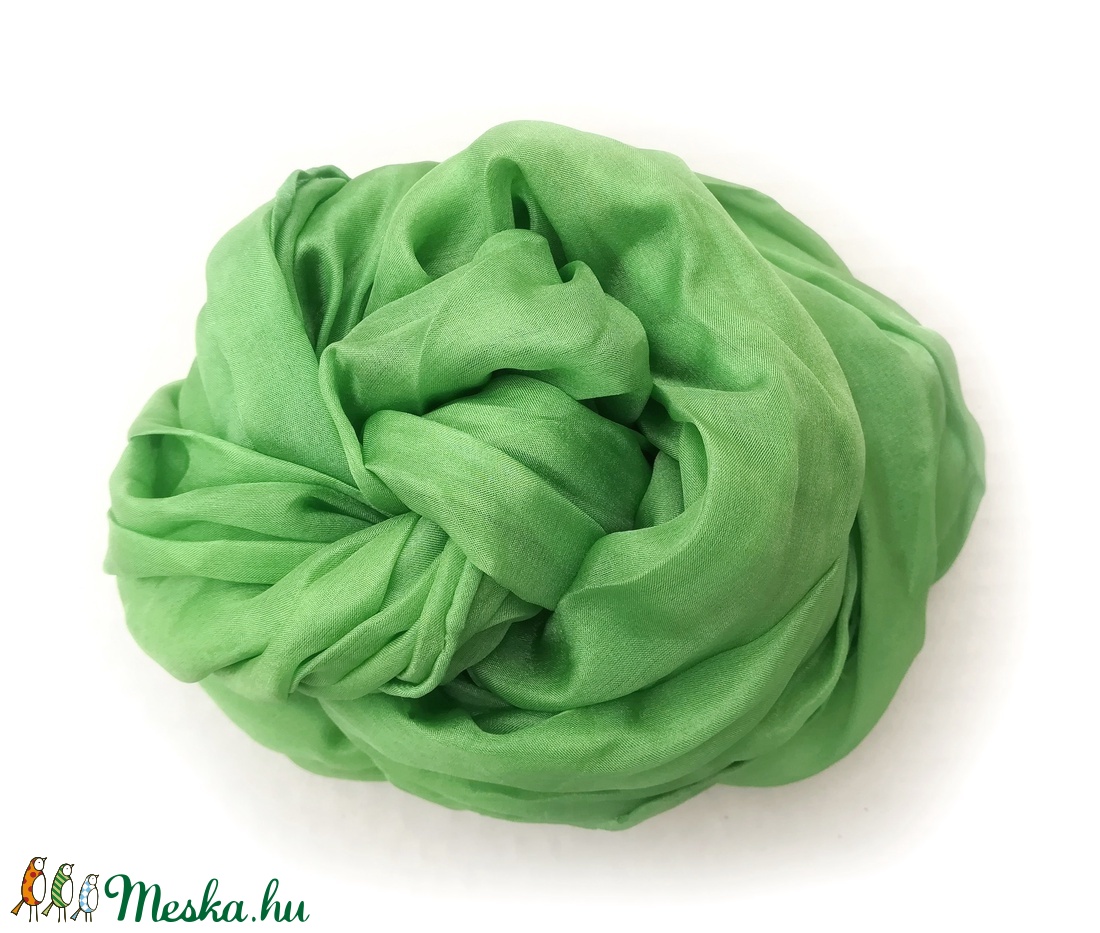 alma zöld selyemsál  -  - Meska.hu