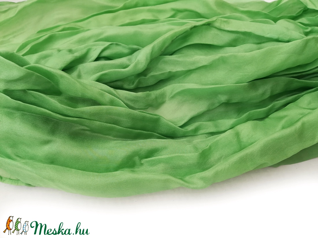 alma zöld selyemsál  -  - Meska.hu