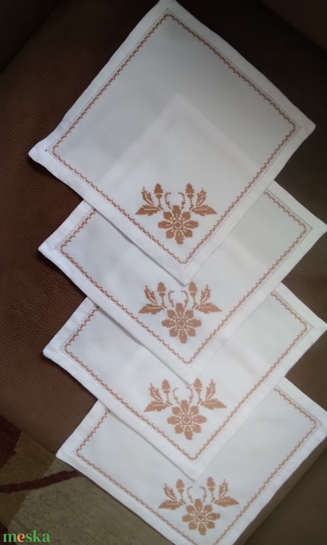 Asztalközép, szalvéták - ékszer - fülbevaló - karika fülbevaló - Meska.hu