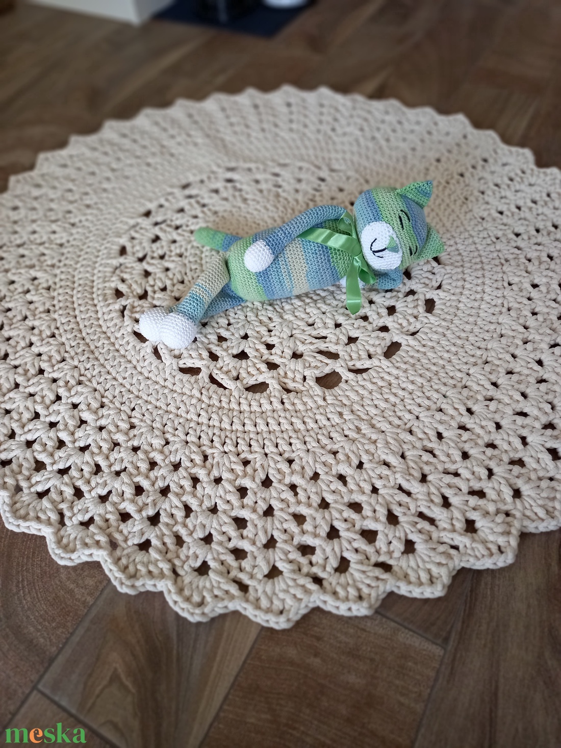 Horgolt szőnyeg - otthon & életmód - lakástextil - szőnyeg - horgolt szőnyeg - Meska.hu