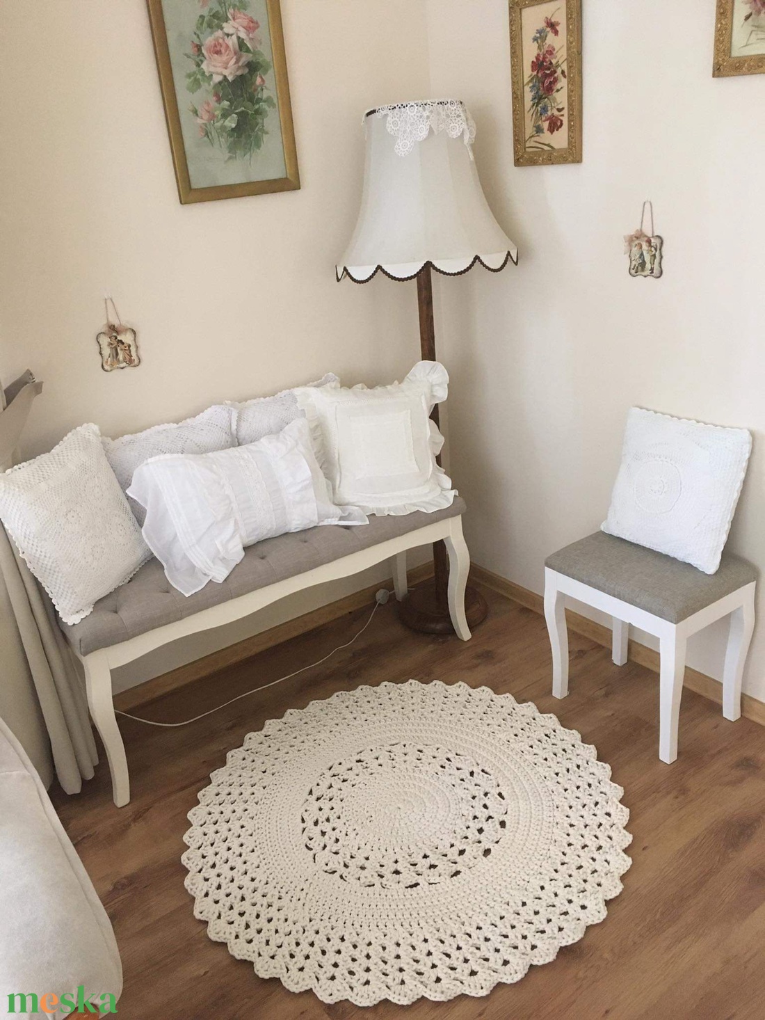 Horgolt szőnyeg - otthon & életmód - lakástextil - szőnyeg - horgolt szőnyeg - Meska.hu