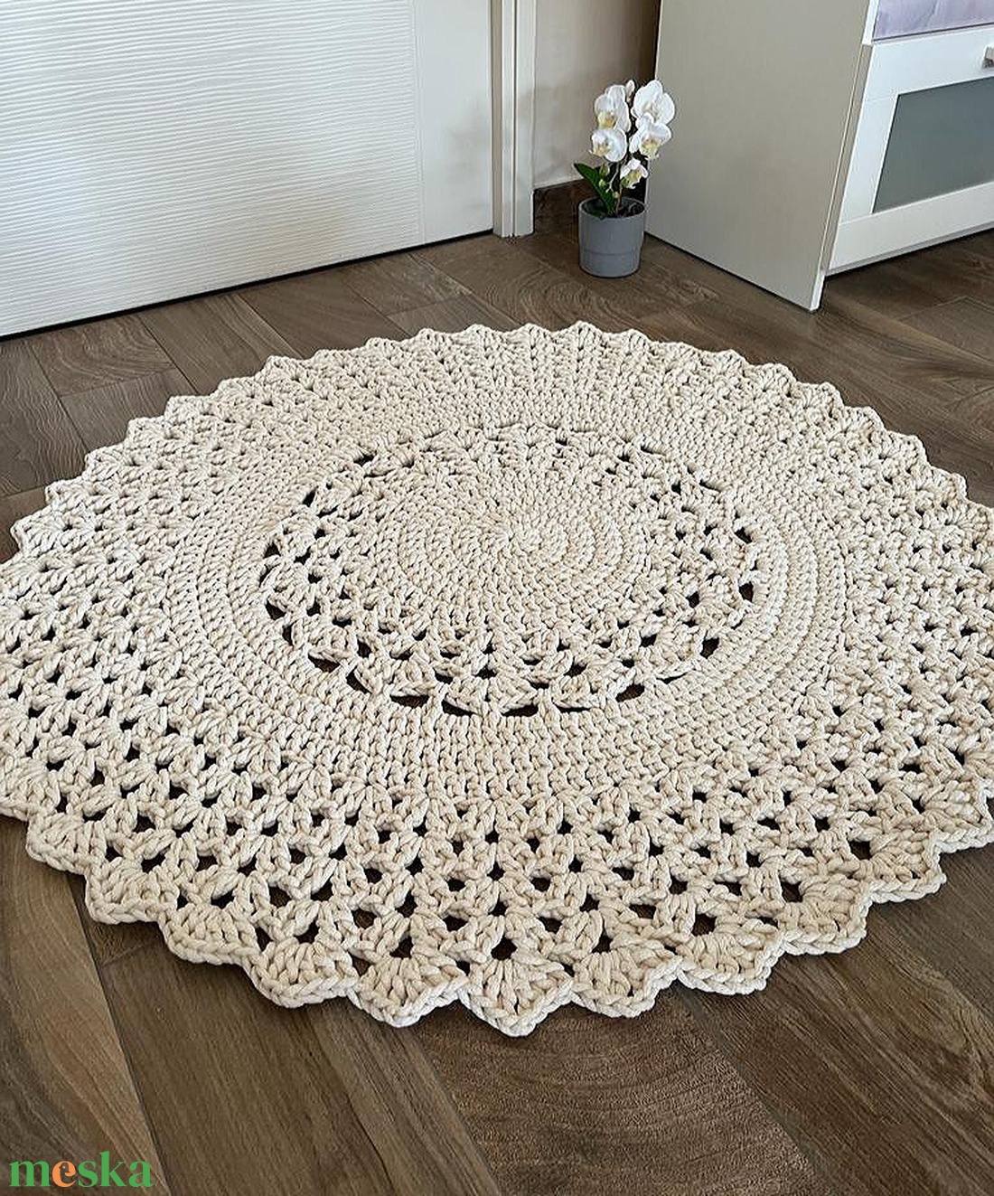Horgolt szőnyeg - otthon & életmód - lakástextil - szőnyeg - horgolt szőnyeg - Meska.hu