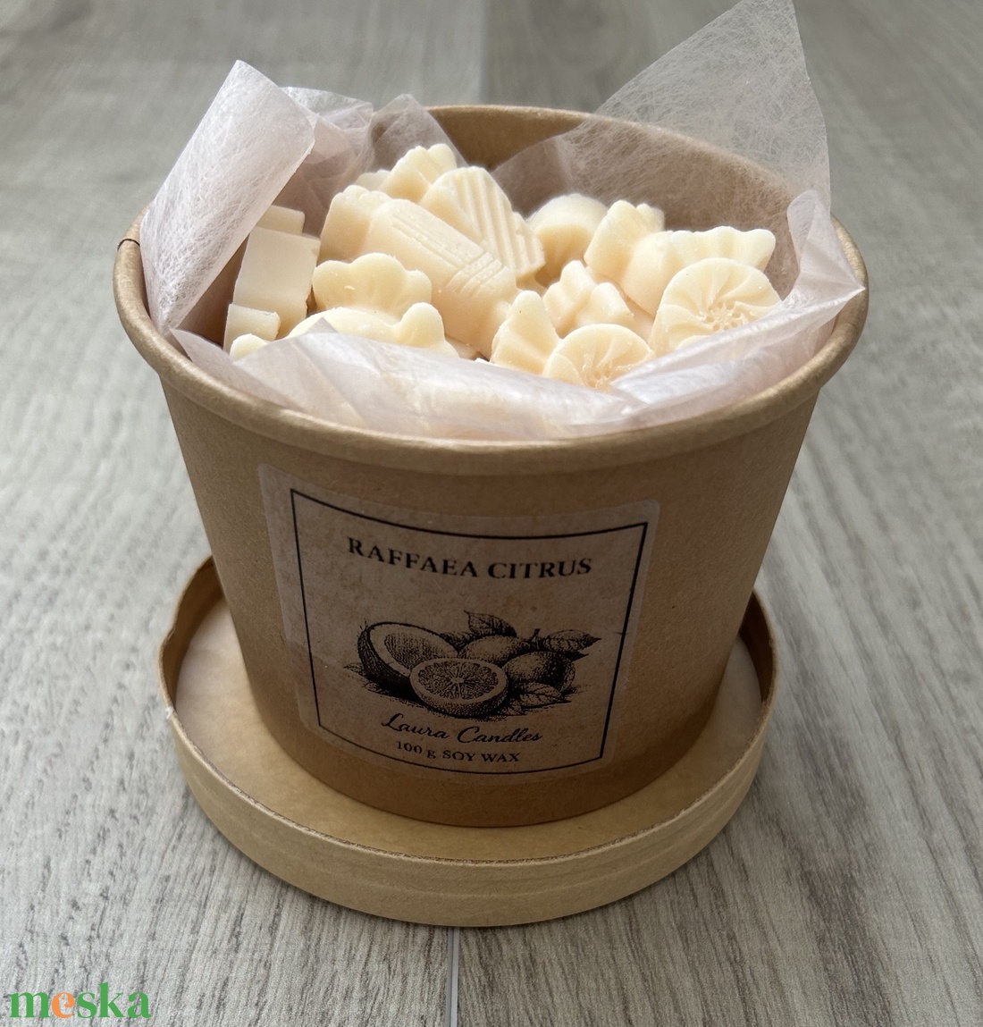 Raffaea citrus illatviasz  - otthon & életmód - gyertya, illat, aroma - illatviasz - Meska.hu