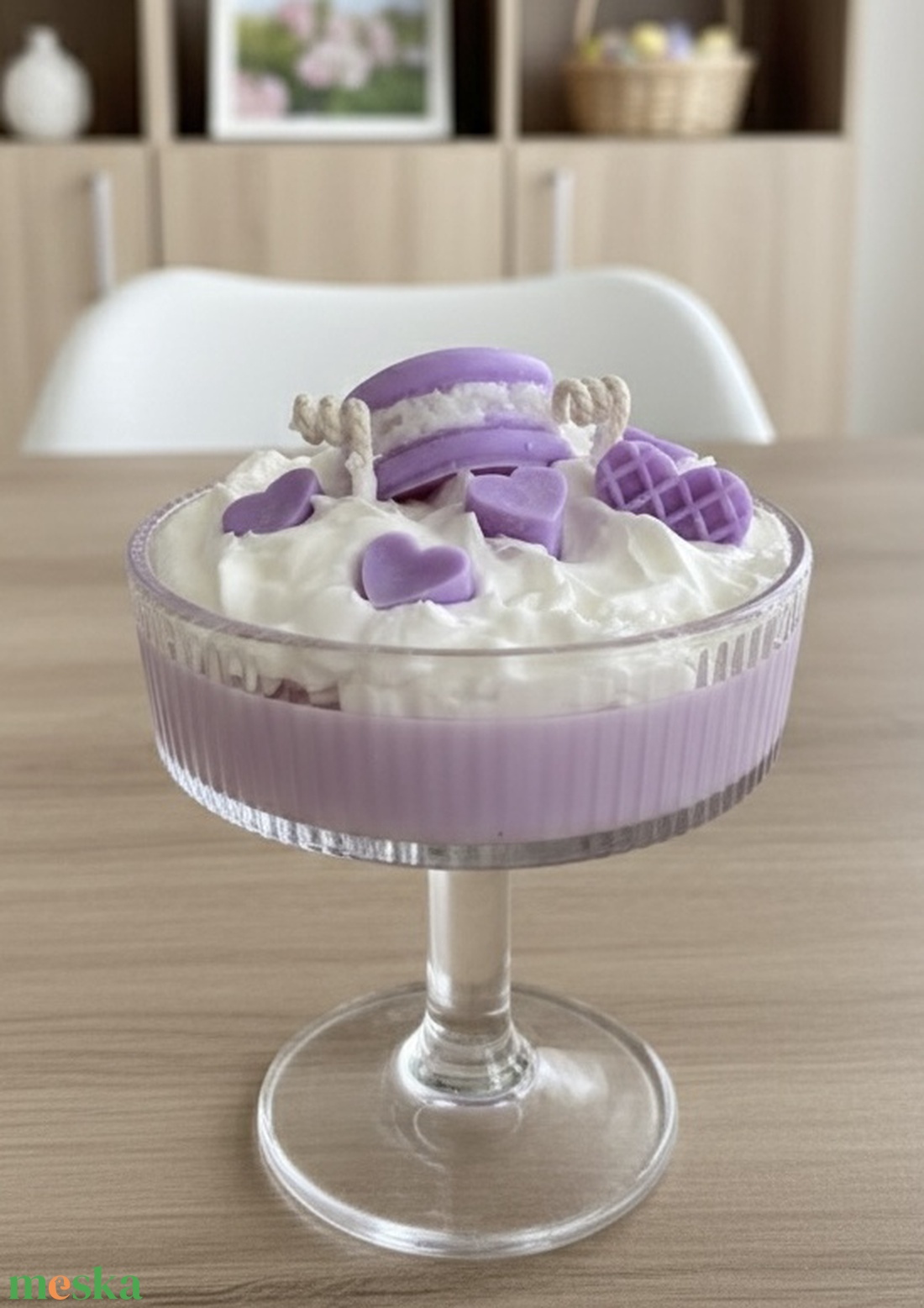 Szépséghibás termék- Áfonyás vaníliás muffin illatú gyertya - otthon & életmód - gyertya, illat, aroma - gyertya - Meska.hu