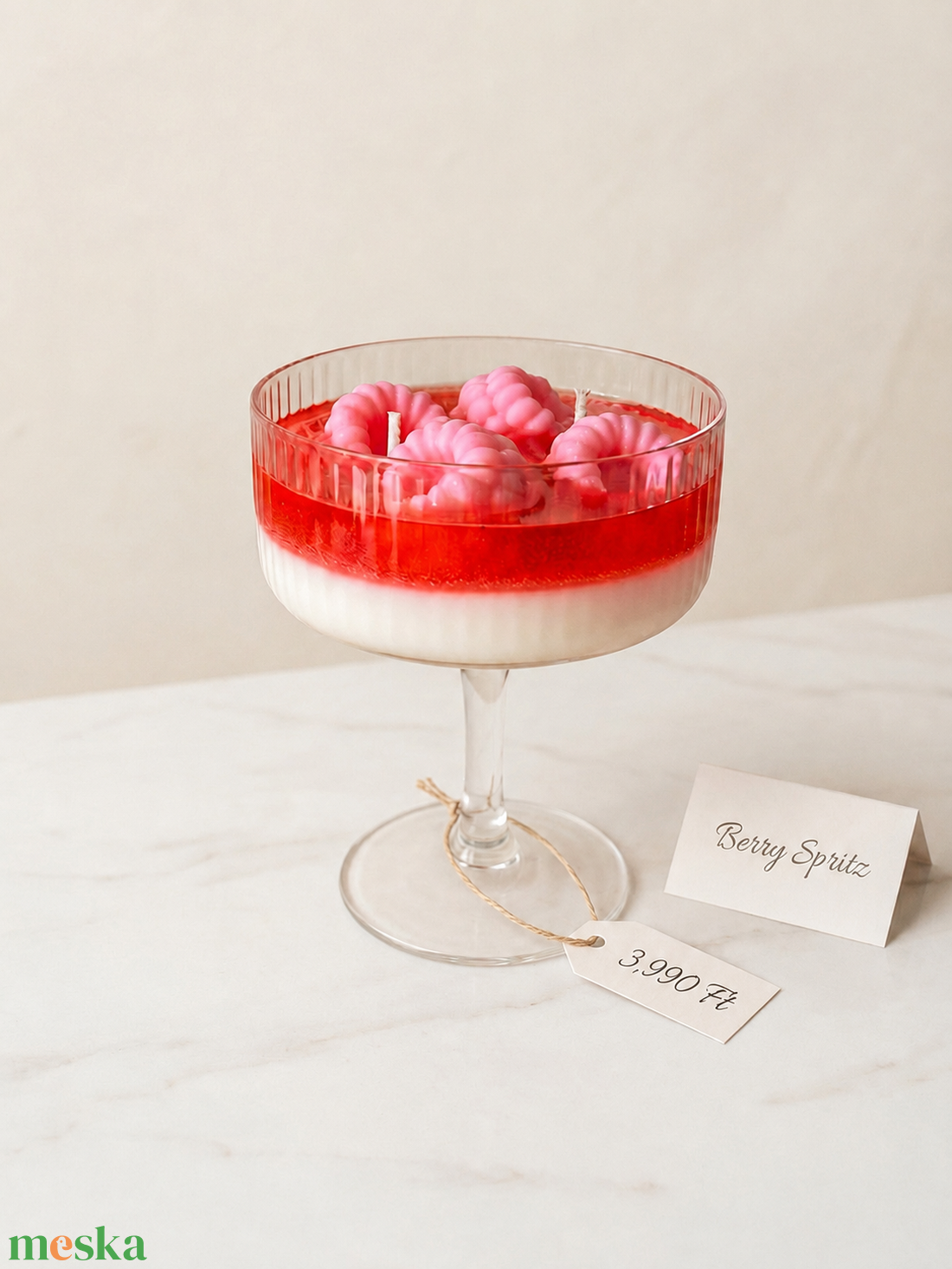 Berry Spritz - otthon & életmód - gyertya, illat, aroma - gyertya - Meska.hu