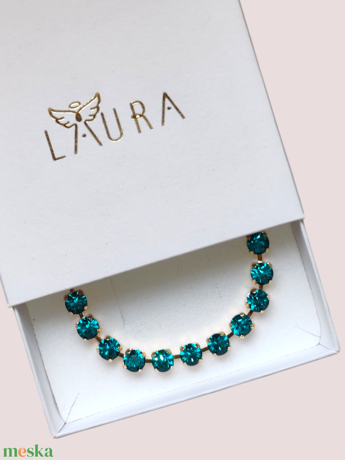 Zircon blue kristály karkötő - ékszer - karkötő - karperec - Meska.hu Zircon blue kristály karkötő - ékszer - karkötő - karperec - Meska.hu