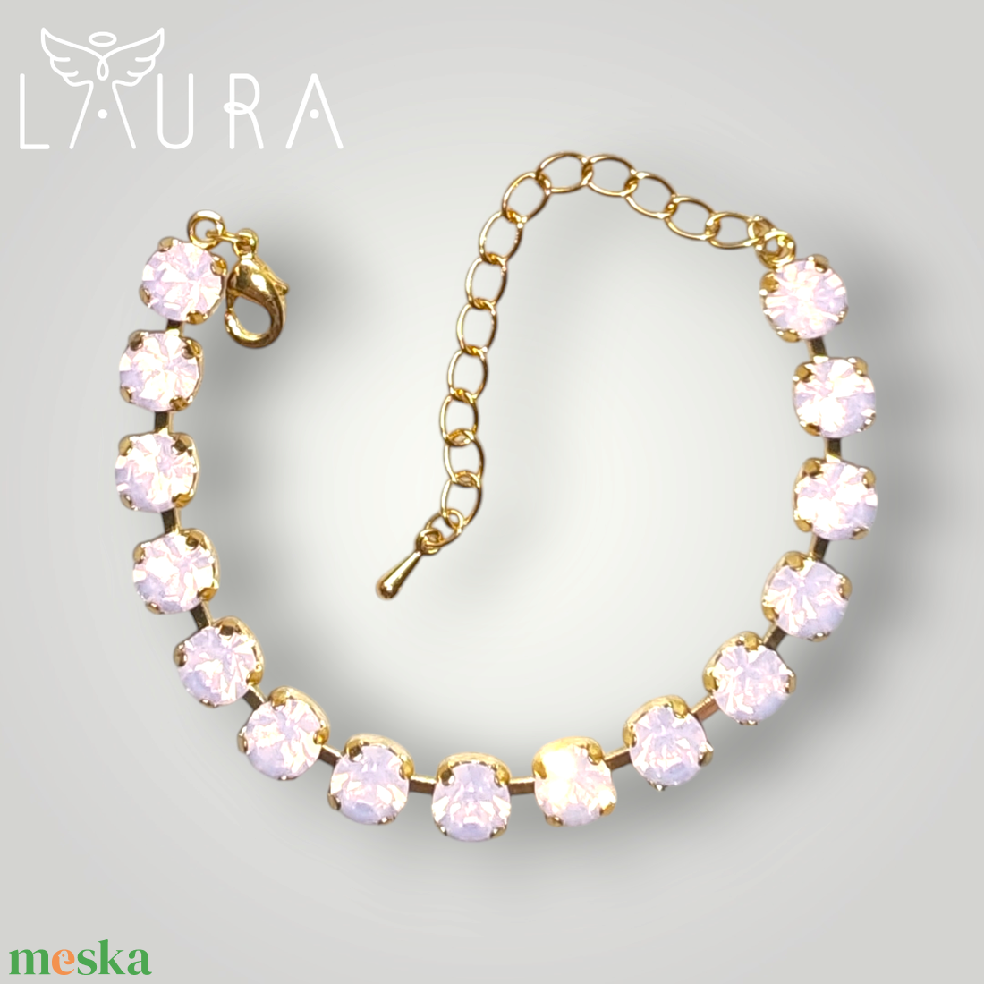 Rose opal kristály karkötő - ékszer - karkötő - karperec - Meska.hu Rose opal kristály karkötő - ékszer - karkötő - karperec - Meska.hu