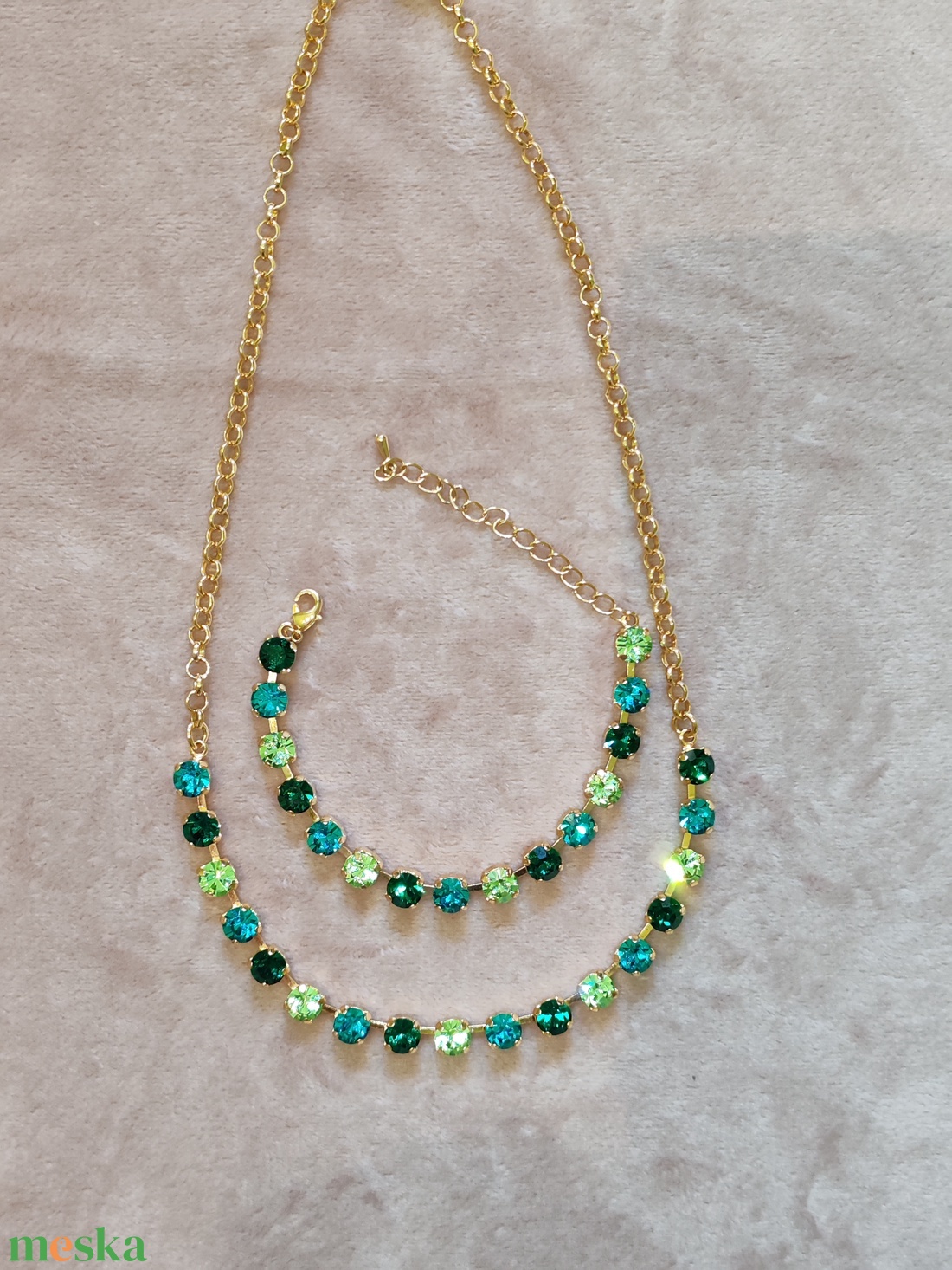 Emerald, peridot, zircon blue kristály karkötő - ékszer - karkötő - karperec - Meska.hu Emerald, peridot, zircon blue kristály karkötő - ékszer - karkötő - karperec - Meska.hu