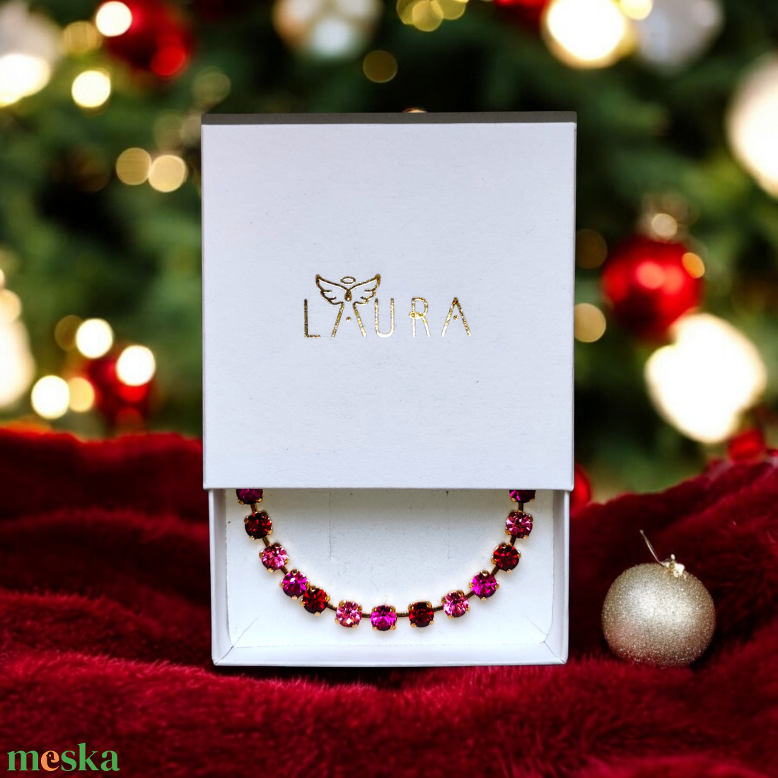 Rose, Fuchsia. Ruby kristály karkötő - ékszer - karkötő - karperec - Meska.hu Rose, Fuchsia. Ruby kristály karkötő - ékszer - karkötő - karperec - Meska.hu
